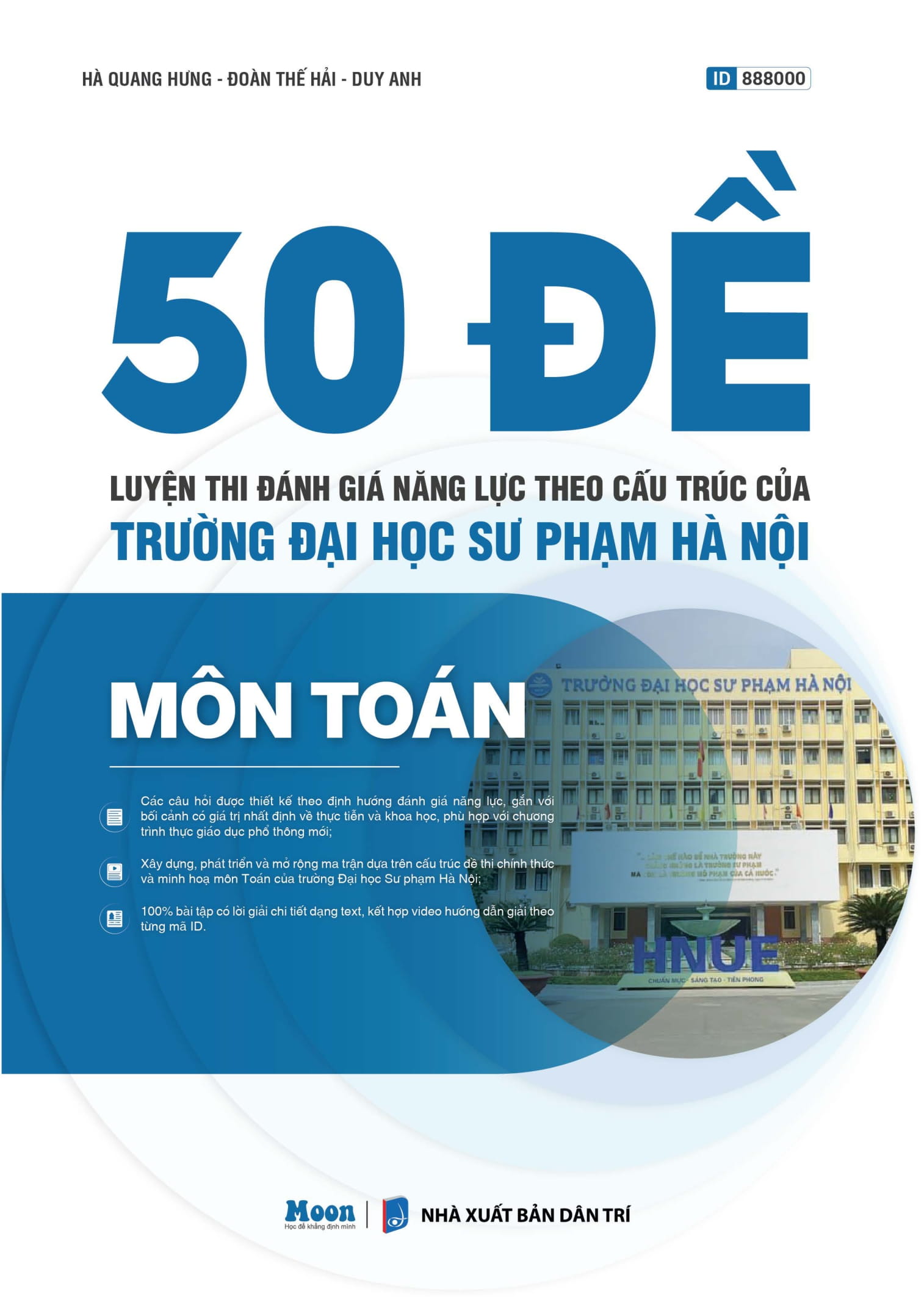 50 Đề Luyện Thi Đánh Giá Năng Lực Theo Cấu Trúc Của Trường Đại Học Sư Phạm Hà Nội - Môn Toán