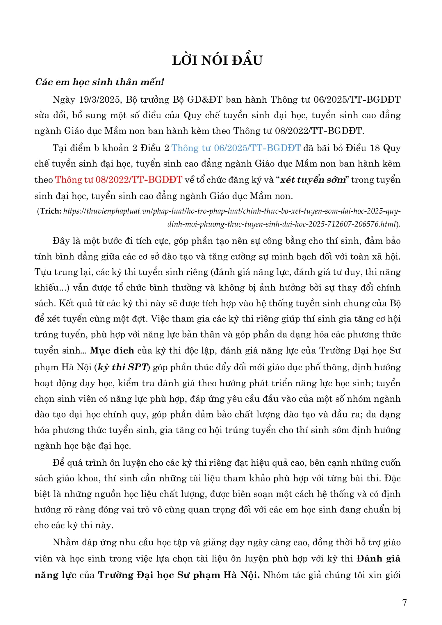 50 Đề Luyện Thi Đánh Giá Năng Lực Theo Cấu Trúc Của Trường Đại Học Sư Phạm Hà Nội - Môn Toán