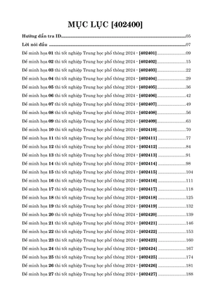50 đề minh họa 2024 - môn toán học