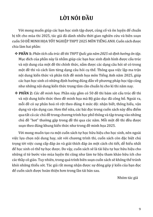 50 đề minh họa tốt nghiệp thpt 2025 - môn tiếng anh