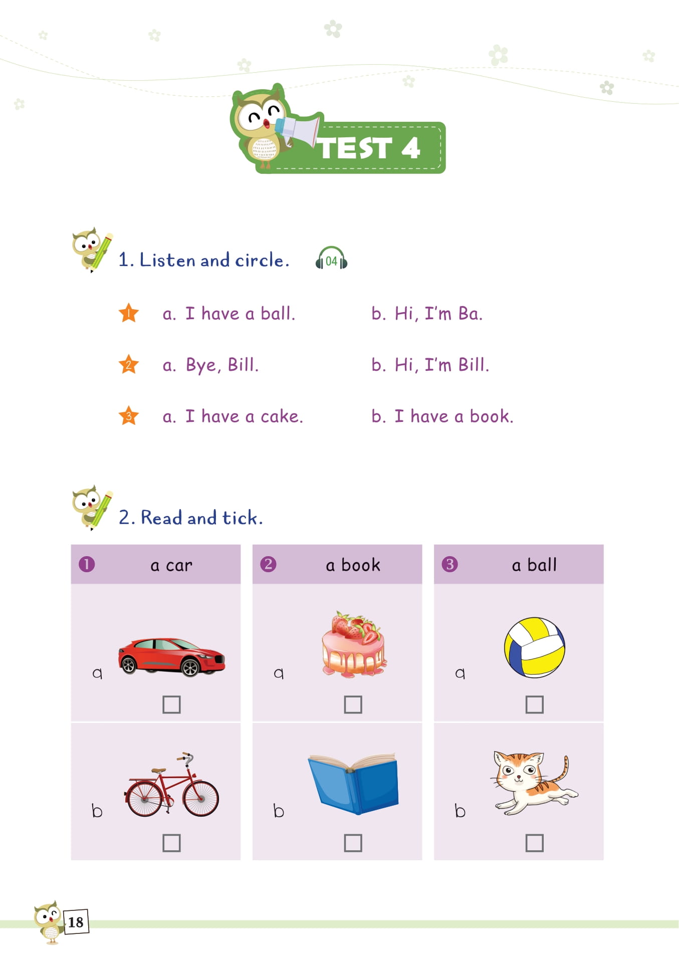 50 đề tăng điểm nhanh tiếng anh lớp 1