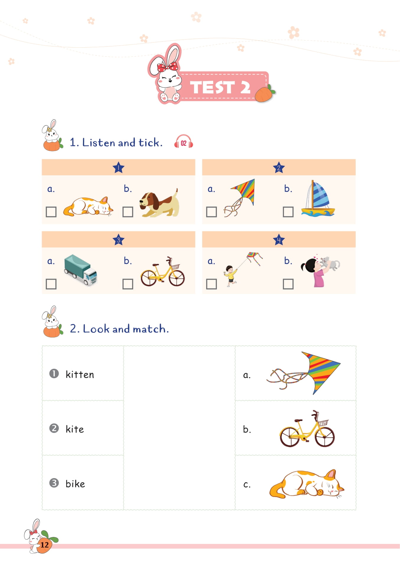 50 đề tăng điểm nhanh tiếng anh lớp 2