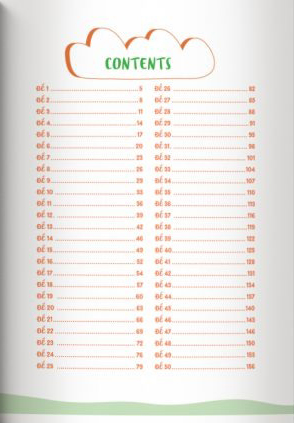 50 đề tăng điểm nhanh tiếng anh - lớp 5