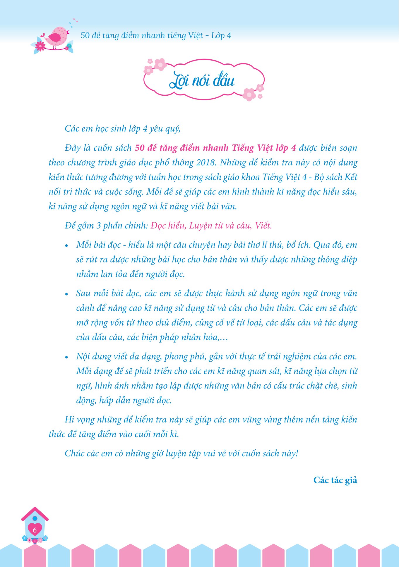 50 đề tăng điểm nhanh tiếng việt 4 (theo chương trình của bộ sách kết nối tri thức với cuộc sống)