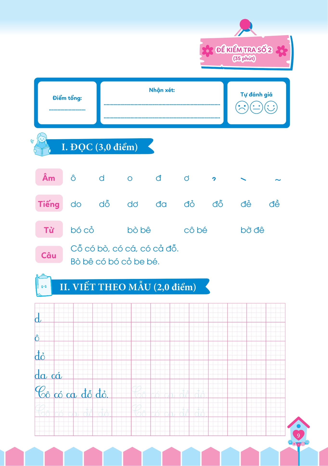 50 đề tăng điểm nhanh tiếng việt lớp 1