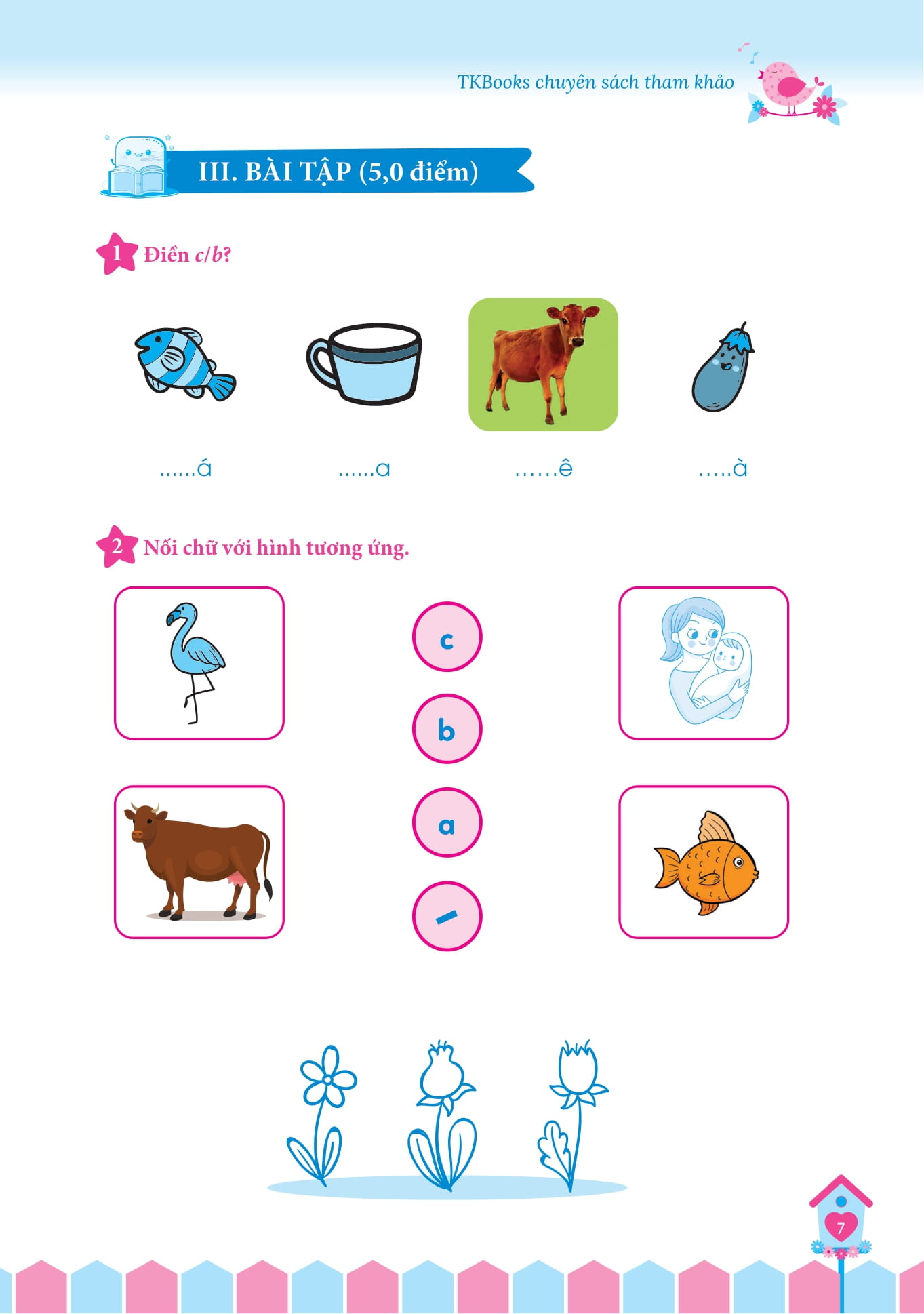 50 đề tăng điểm nhanh tiếng việt lớp 1