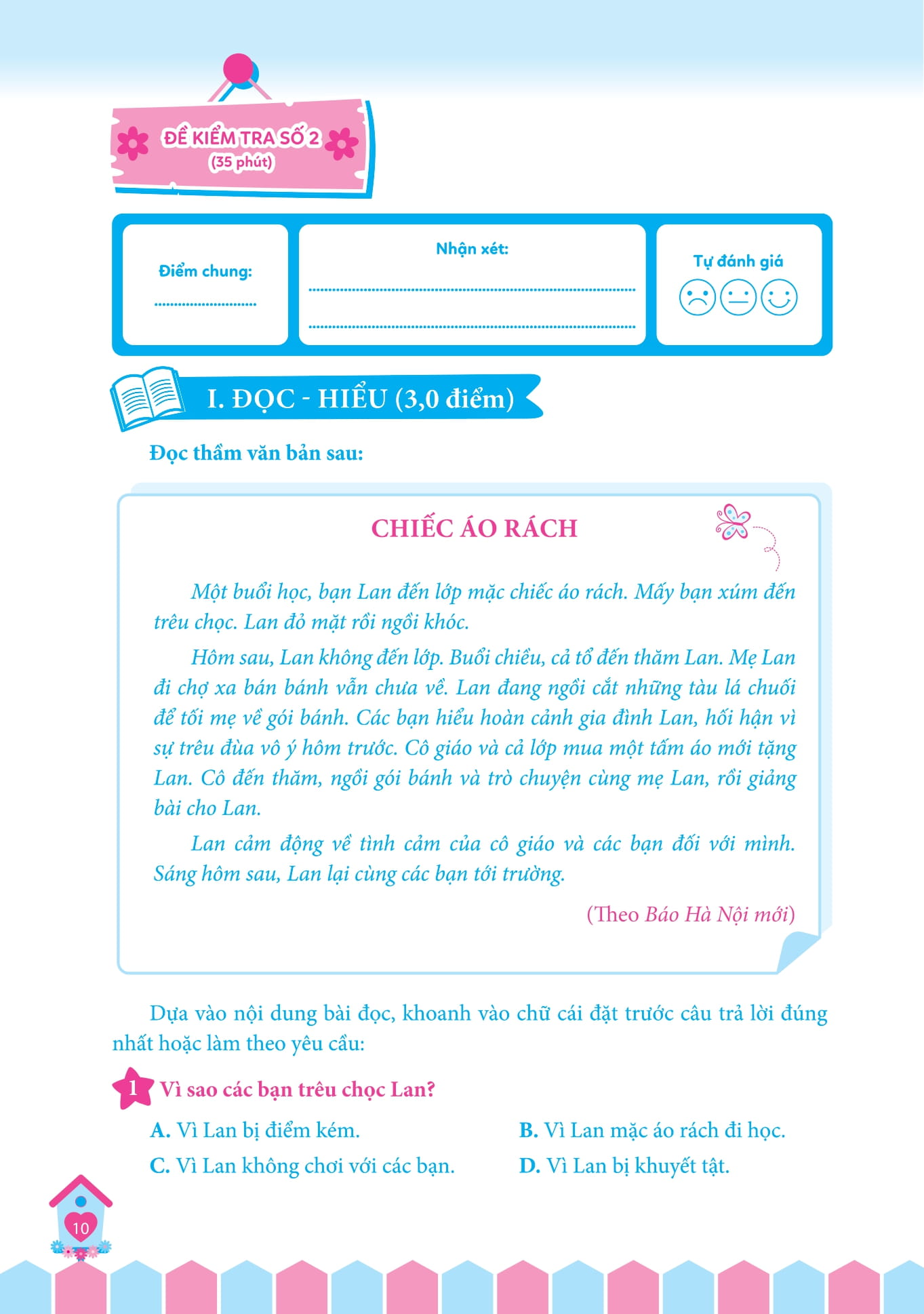 50 đề tăng điểm nhanh tiếng việt lớp 2