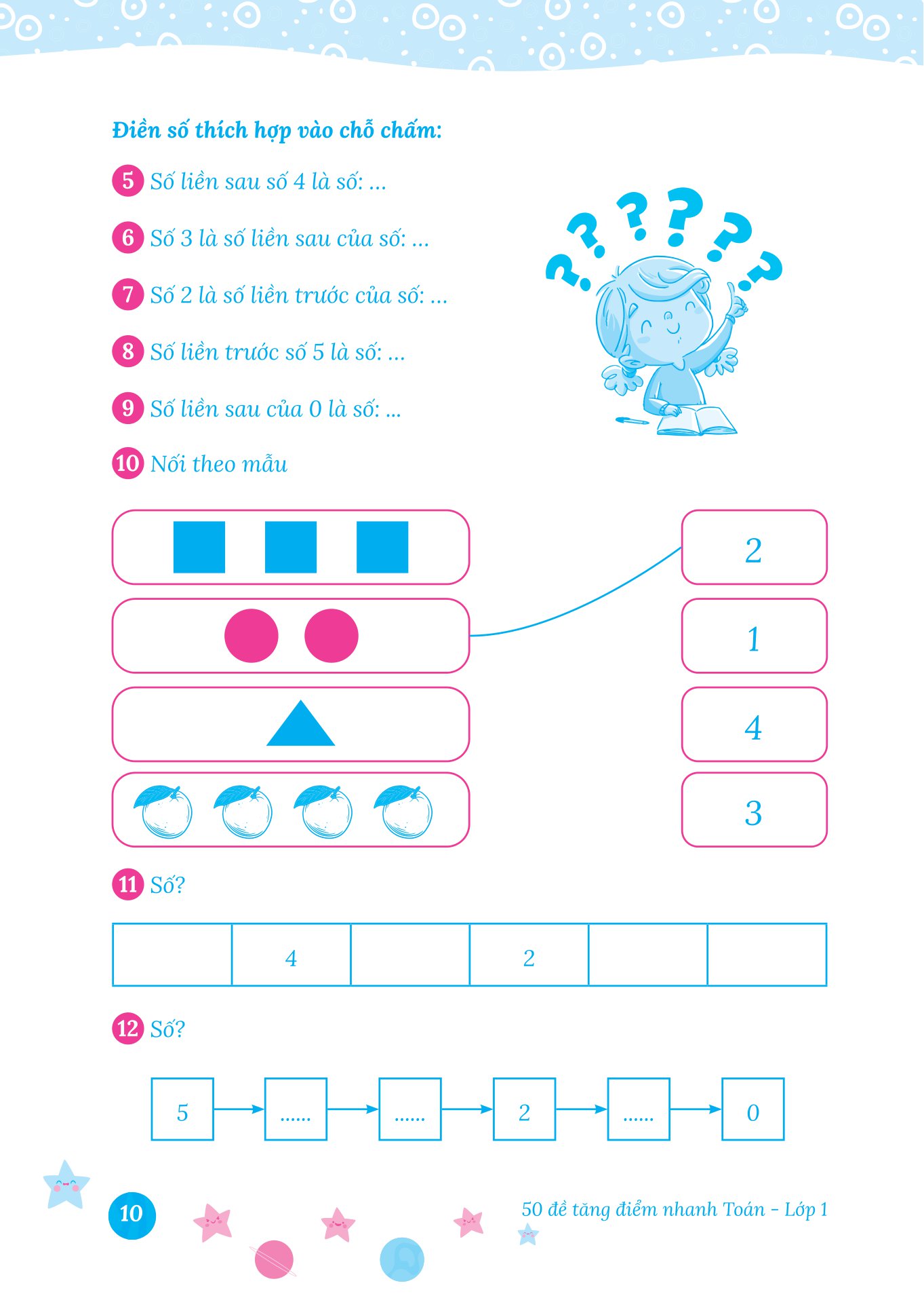 50 đề tăng điểm nhanh toán - lớp 1 - học nhẹ nhàng - dễ dàng điểm cao