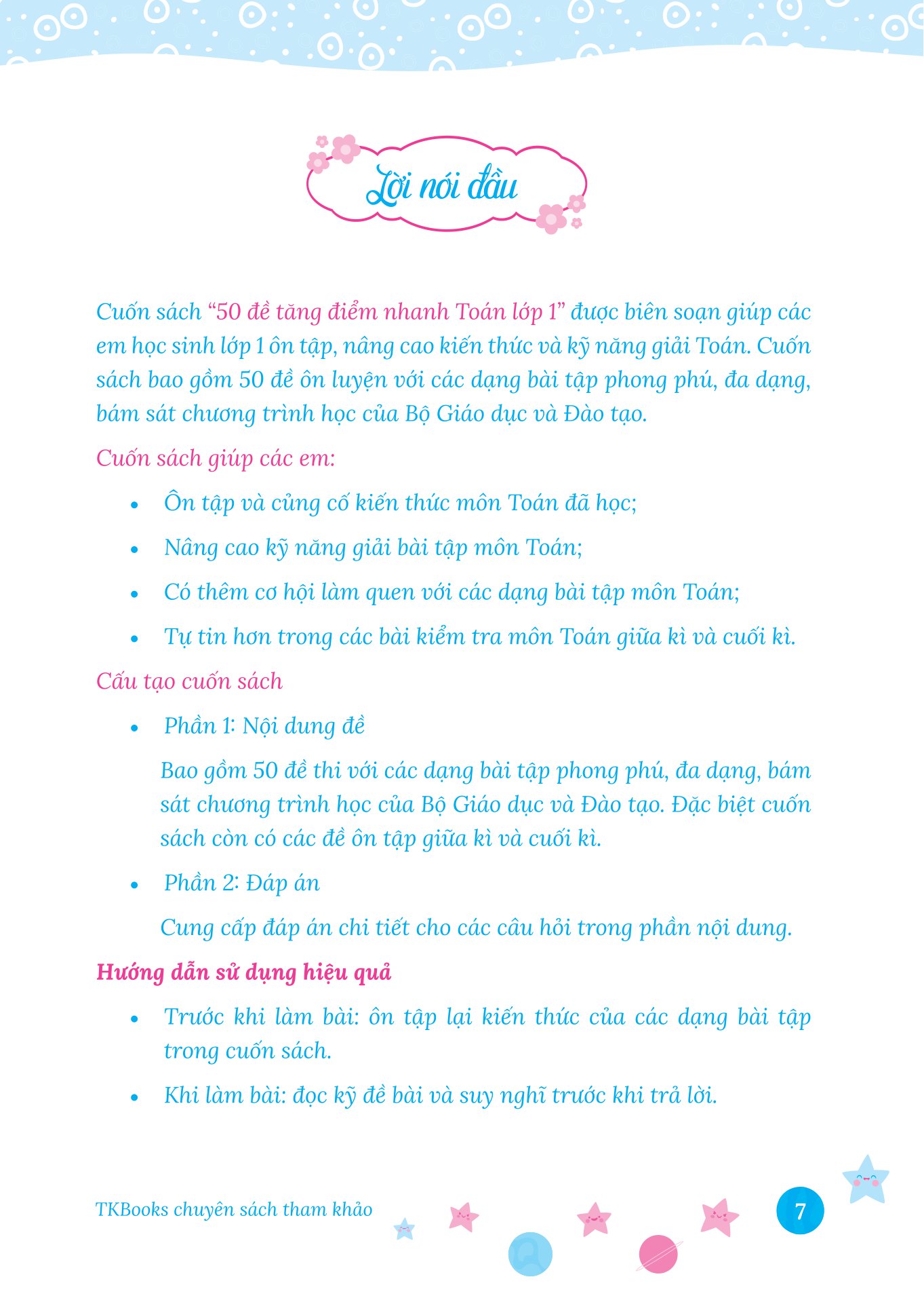 50 đề tăng điểm nhanh toán - lớp 1 - học nhẹ nhàng - dễ dàng điểm cao