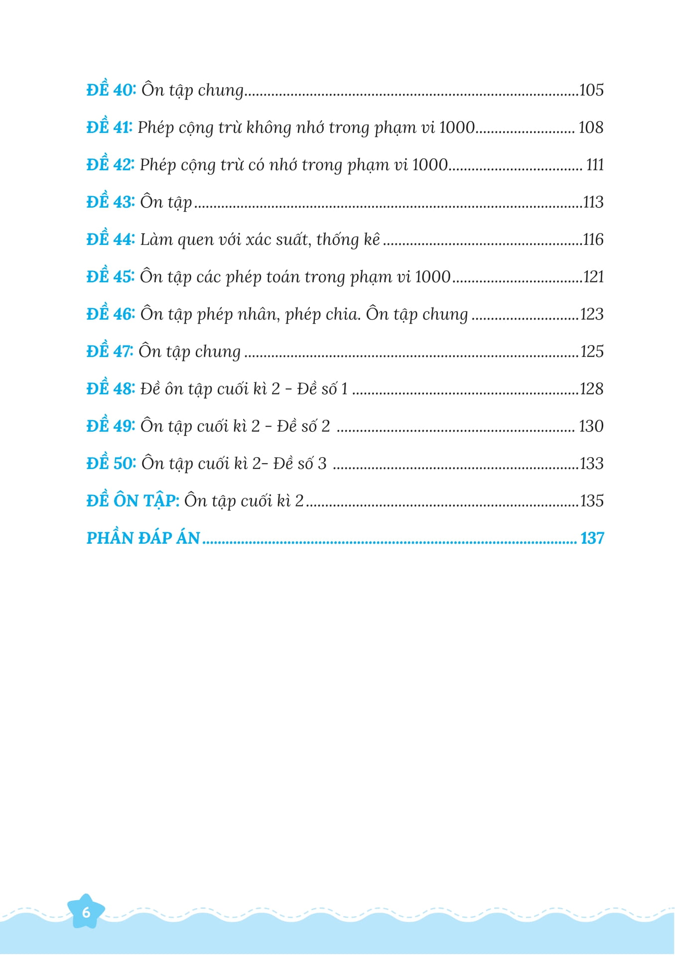 50 đề tăng điểm nhanh toán lớp 2