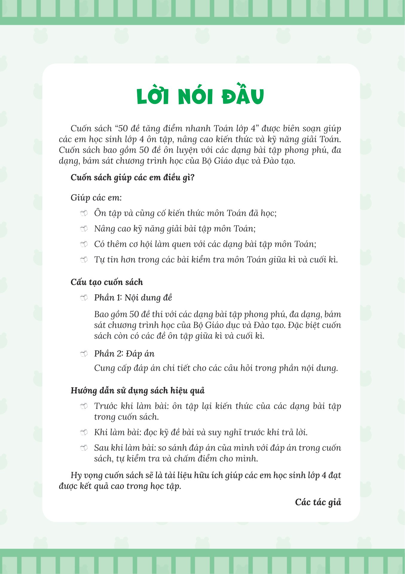 50 đề tăng điểm nhanh toán lớp 4 (theo chương trình của bộ sách kết nối tri thức với cuộc sống)