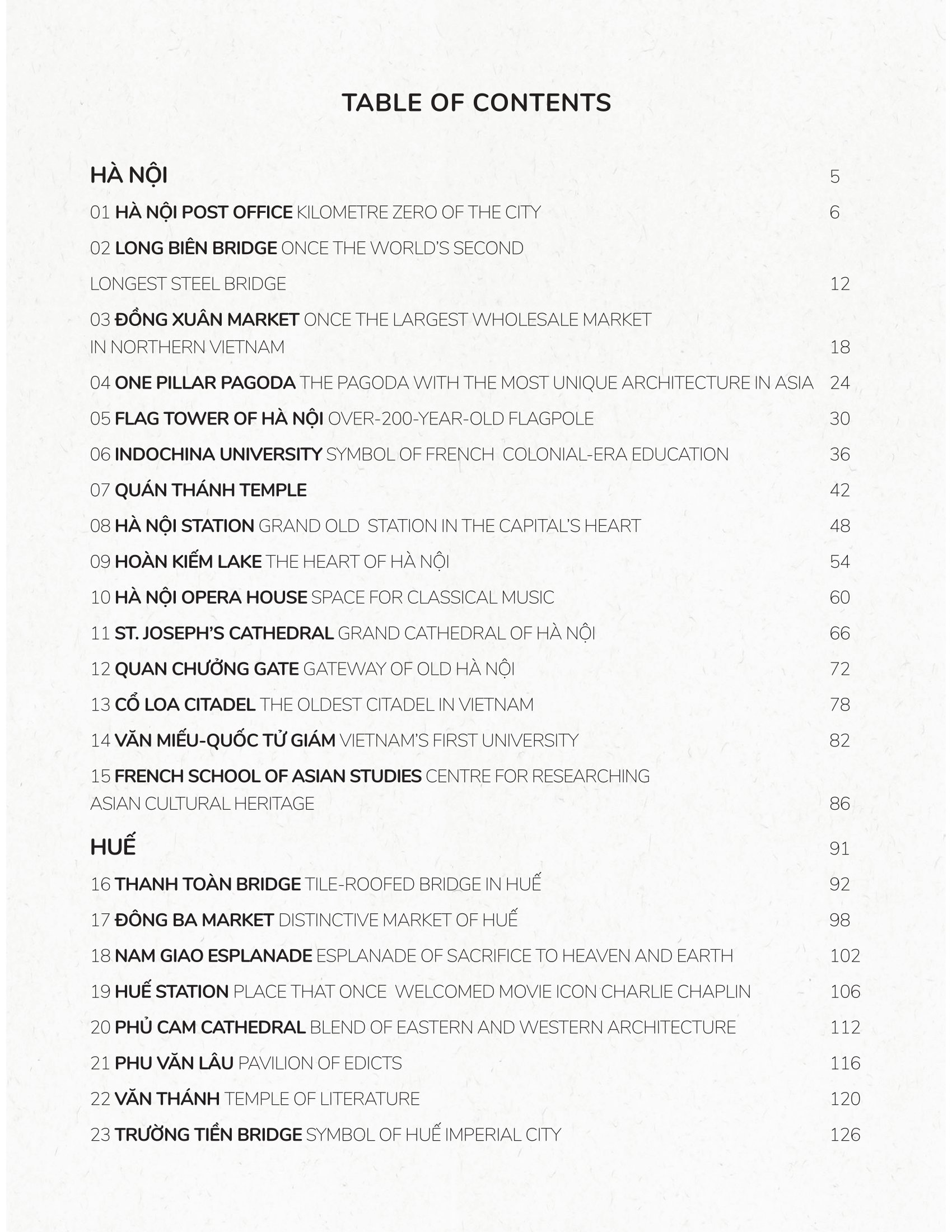 50 Spaces Hà Nội-Huế-Sài Gòn