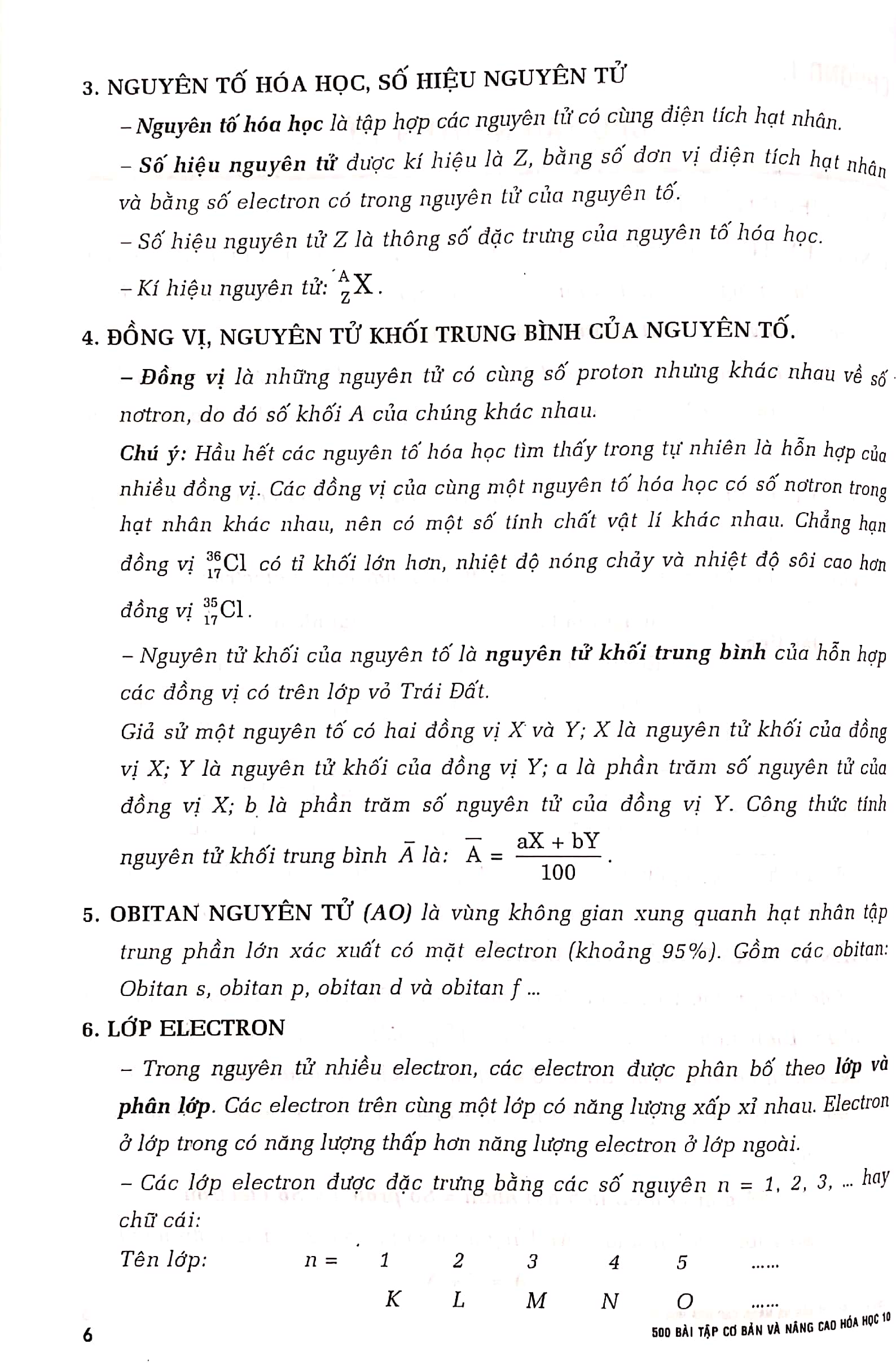 500 bài tập cơ bản và nâng cao hóa học 10 (theo chương trình giáo dục phổ thông mới - dùng chung cho các bộ sgk hiện hành)