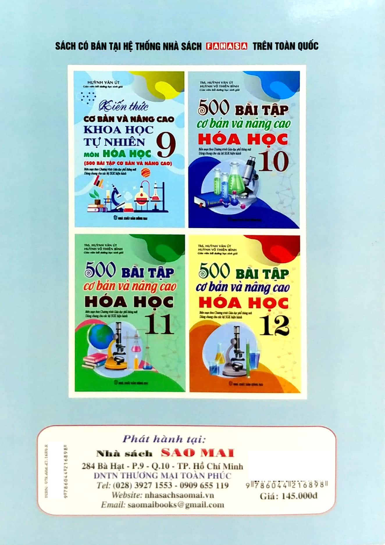 500 bài tập cơ bản và nâng cao hóa học 10 (theo chương trình giáo dục phổ thông mới - dùng chung cho các bộ sgk hiện hành)