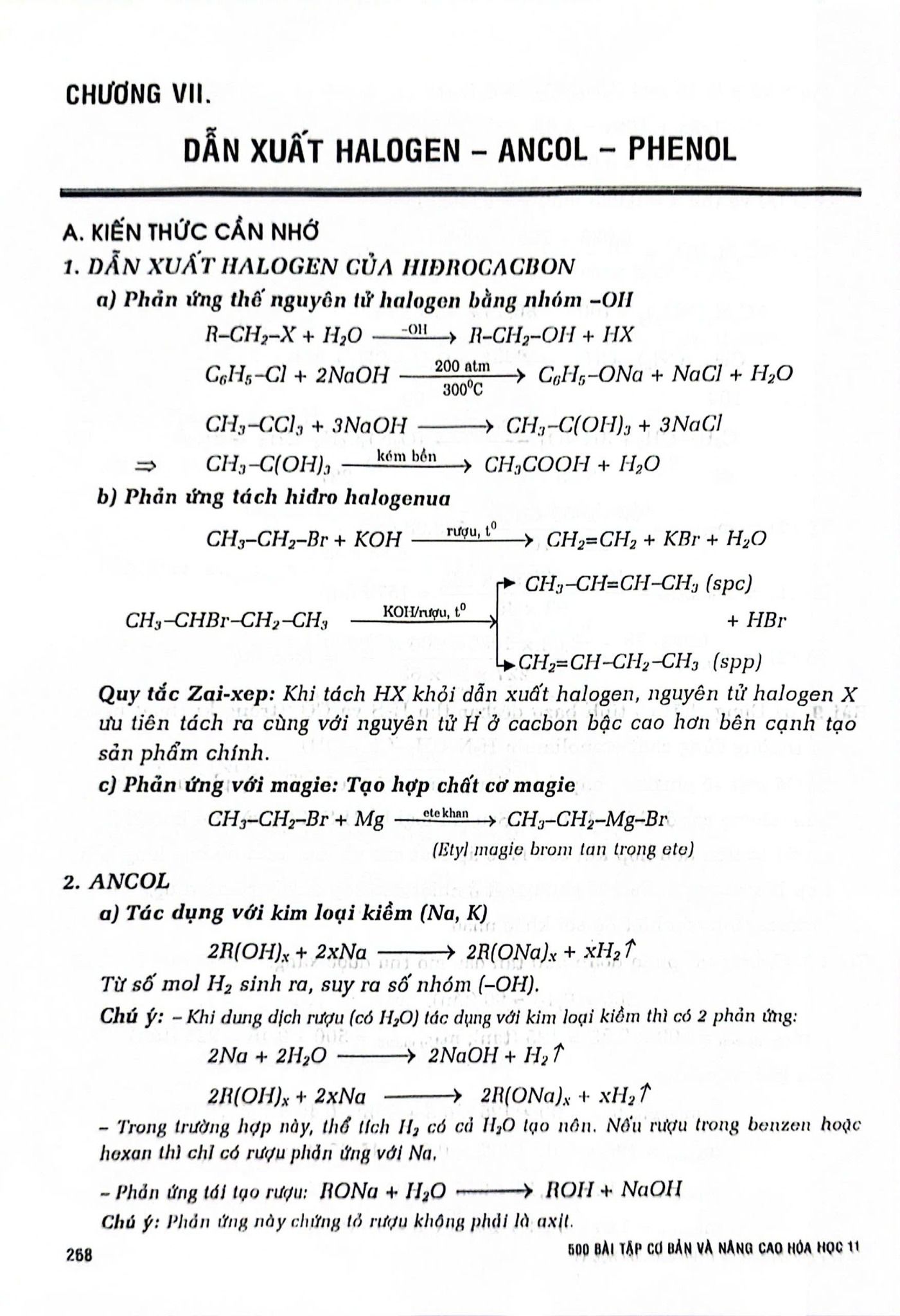 500 bài tập cơ bản và nâng cao hóa học 11