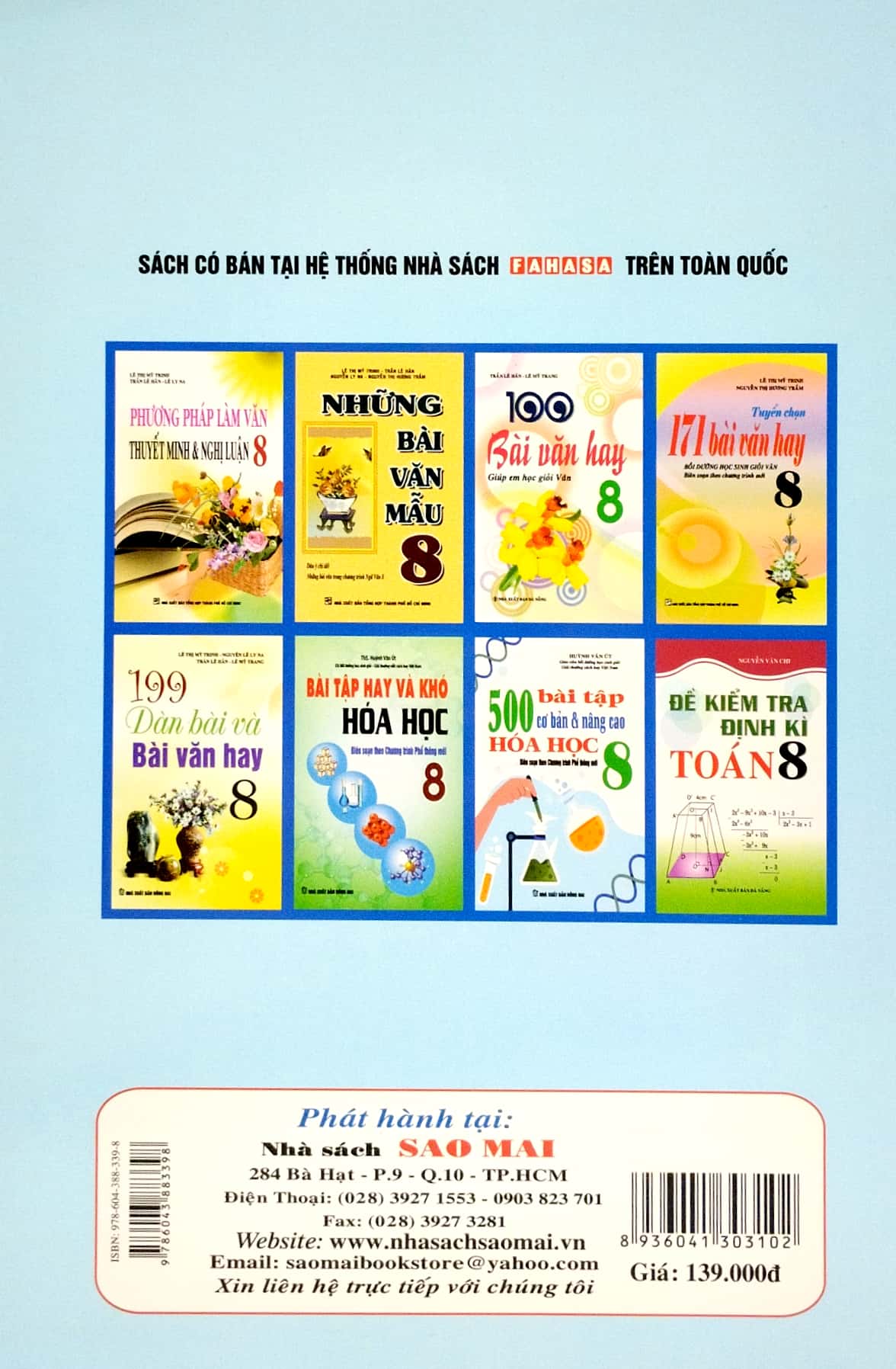 500 bài tập cơ bản và nâng cao hóa học 8 (biên soạn theo chương trình giáo dục phổ thông mới) (tái bản 2023)