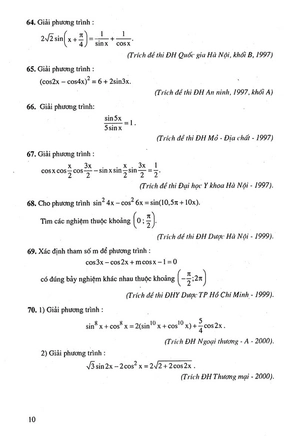 500 bài toán chọn lọc 11 (dùng chung cho các bộ sgk hiện hành)