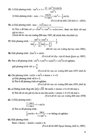 500 bài toán chọn lọc 11 (dùng chung cho các bộ sgk hiện hành)