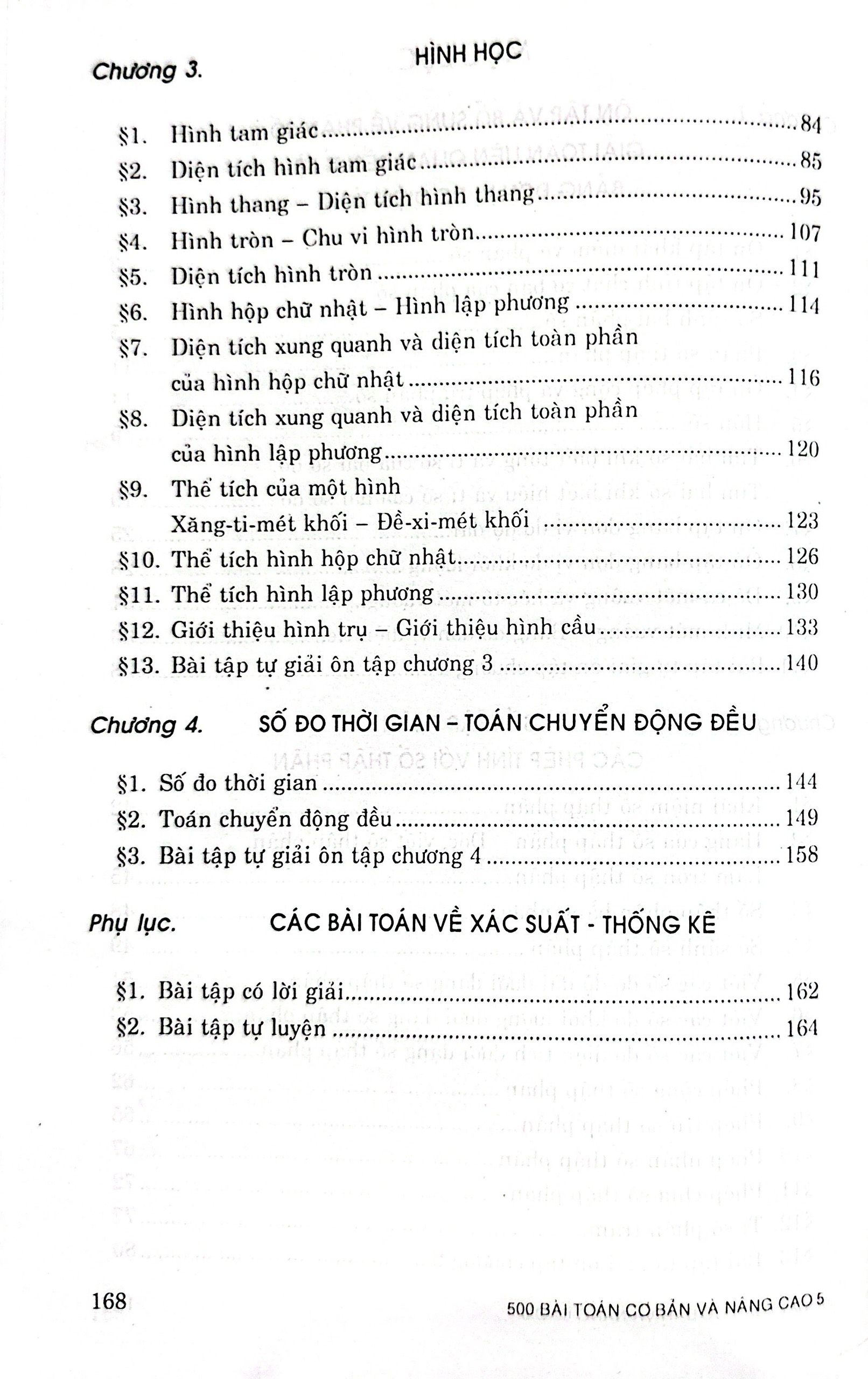 500 bài toán cơ bản và nâng cao 5 (theo chương trình gdpt mới)