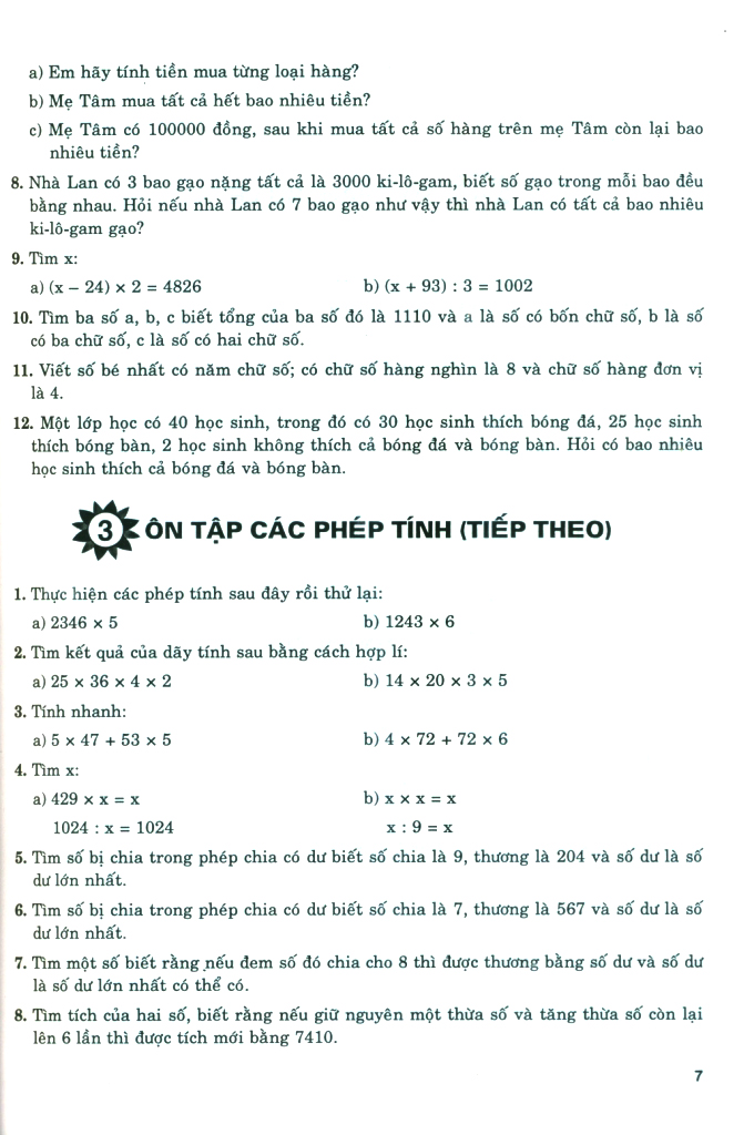500 bài toán cơ bản và nâng cao đánh giá năng lực phát triển tư duy lớp 4