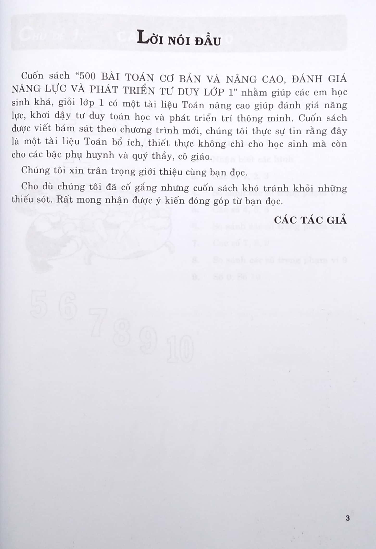 500 bài toán cơ bản và nâng cao lớp 1 - đánh giá năng lực phát triển tư duy