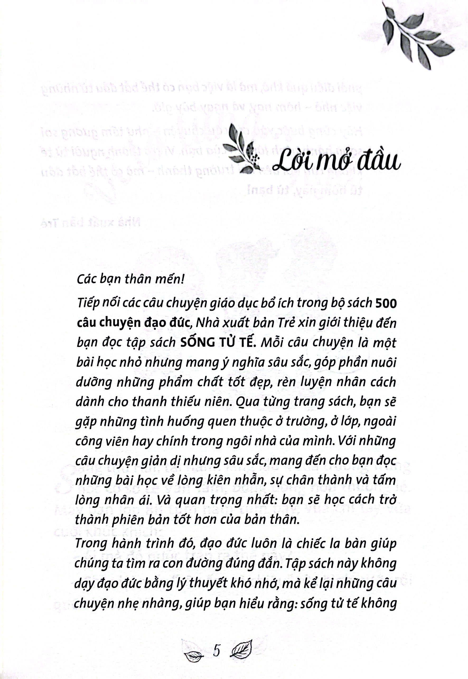 500 Cau Chuyen Dao Duc - Song Tu Te