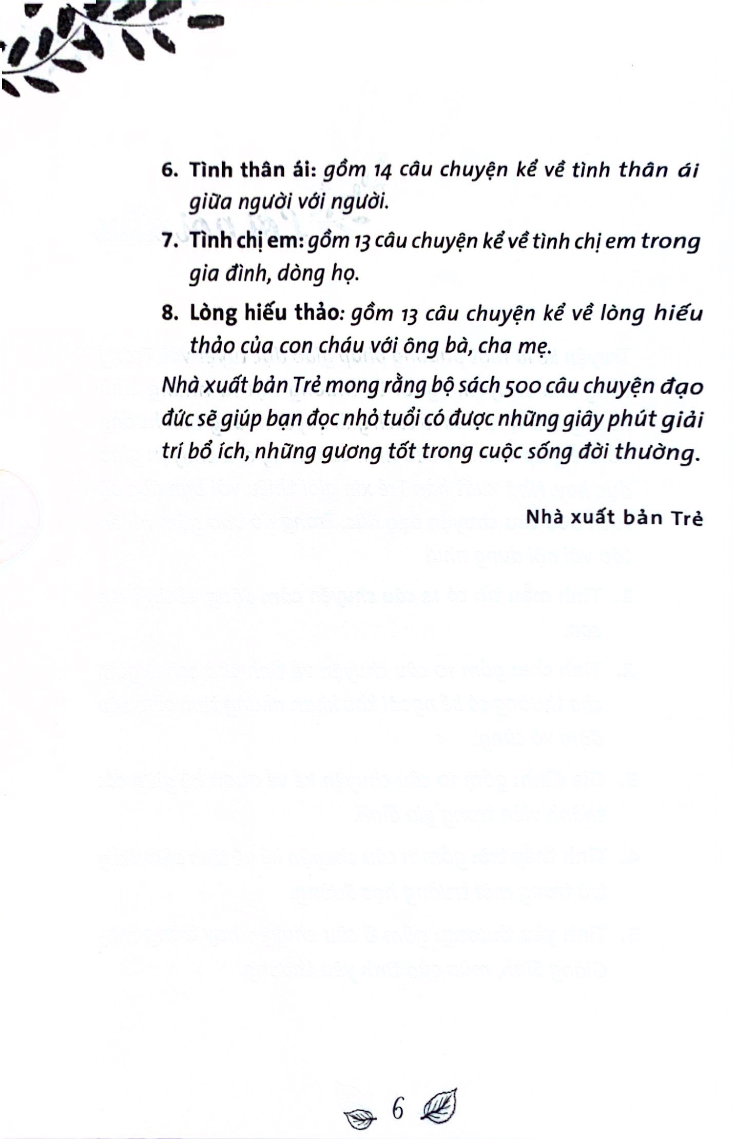 500 câu chuyện đạo đức - tình chị em (tái bản 2023)