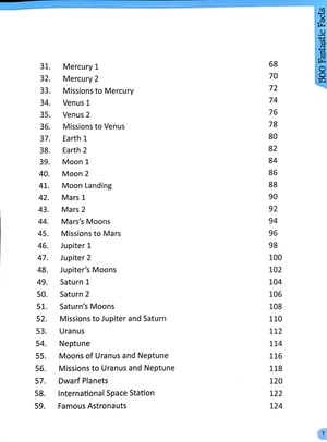 500 fantastic facts - space