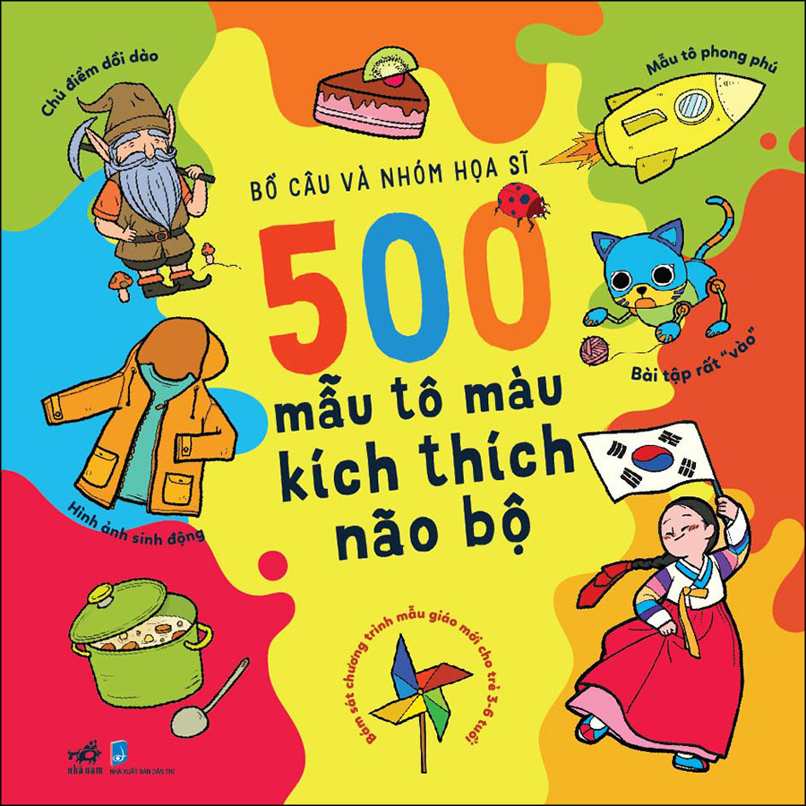500 mẫu tô màu kích thích não bộ