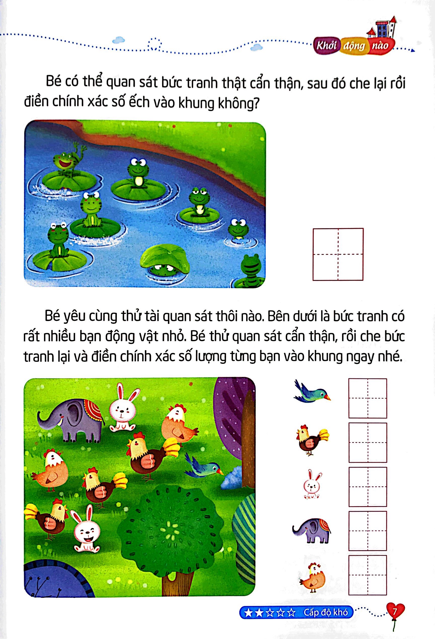 500 trò chơi rèn luyện iq (4-10 tuổi) - khả năng ghi nhớ