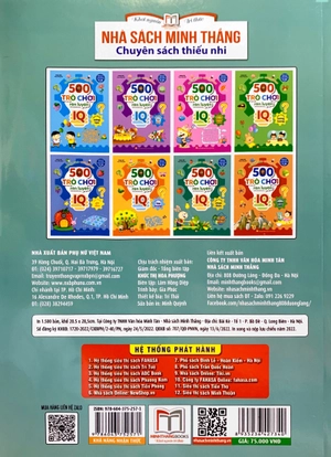 500 trò chơi rèn luyện iq (4-10 tuổi) - khả năng nhận thức