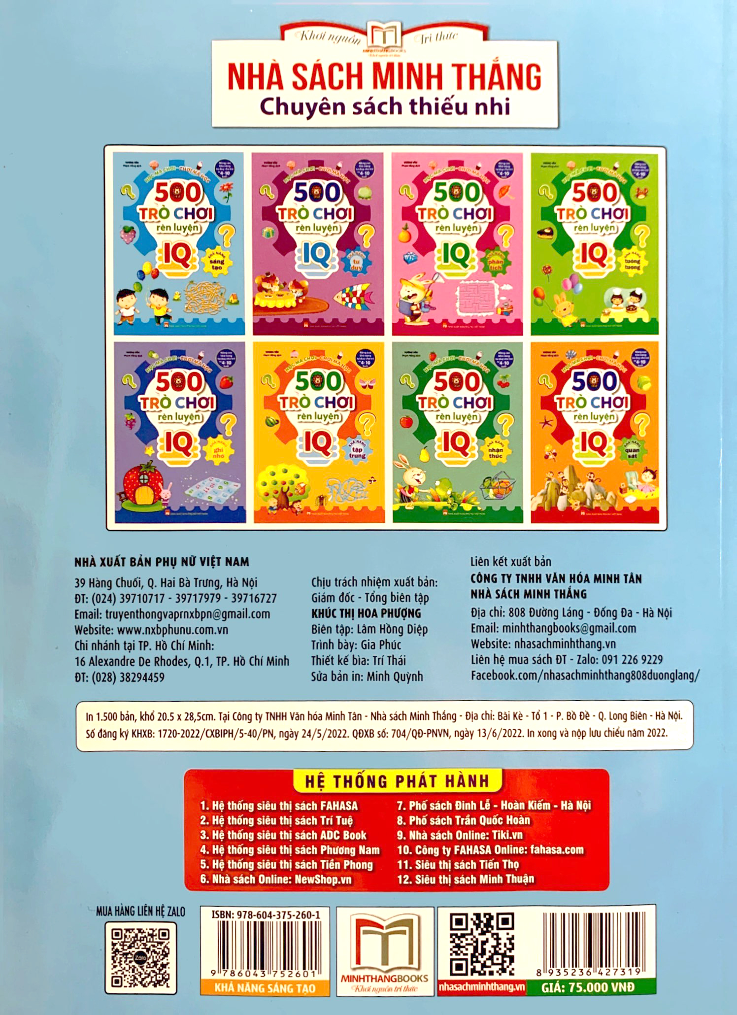 500 trò chơi rèn luyện iq (4-10 tuổi) - khả năng sáng tạo