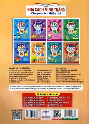 500 trò chơi rèn luyện iq (4-10 tuổi) - khả năng tập trung