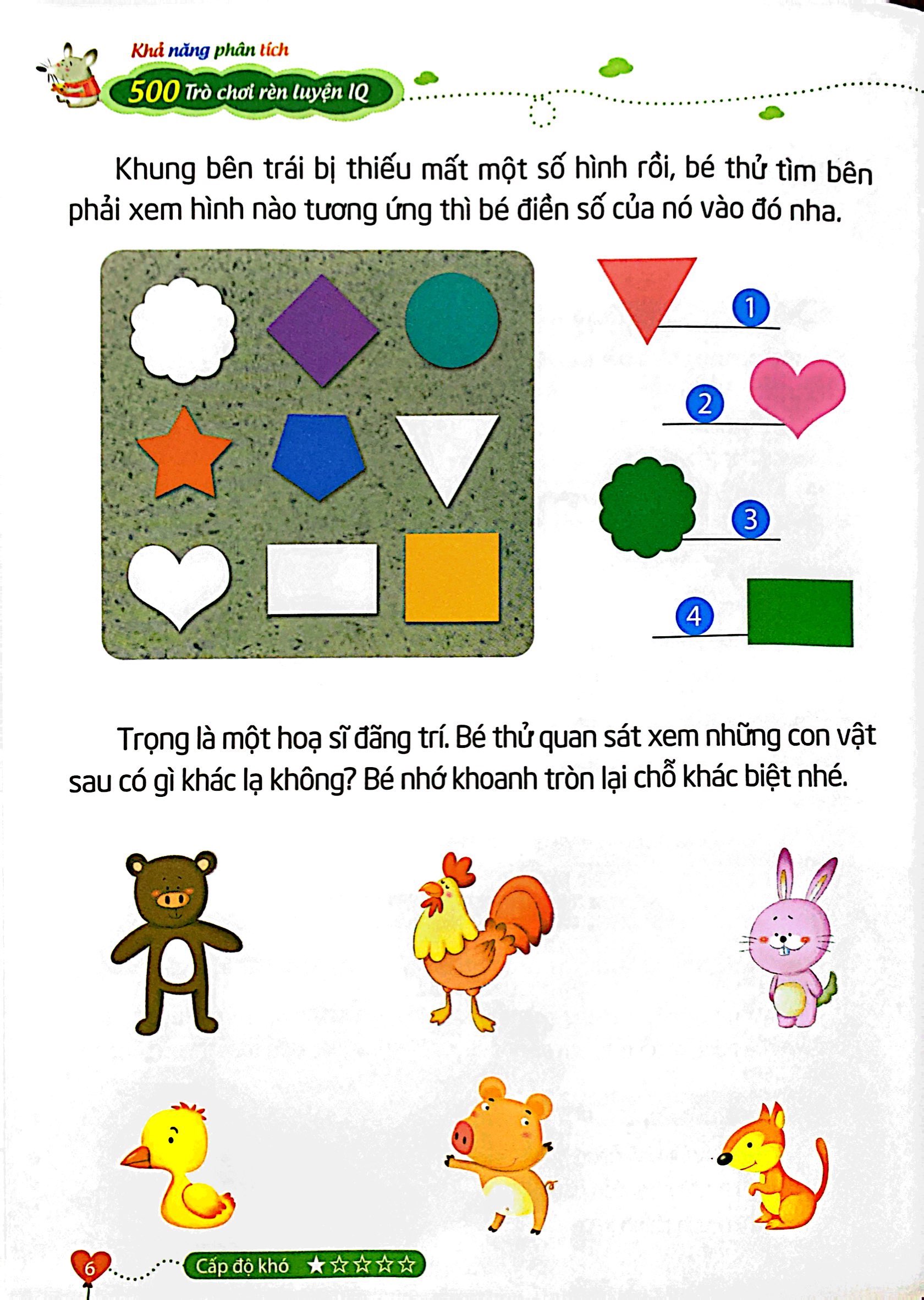 500 trò chơi rèn luyện iq - khả năng phân tích