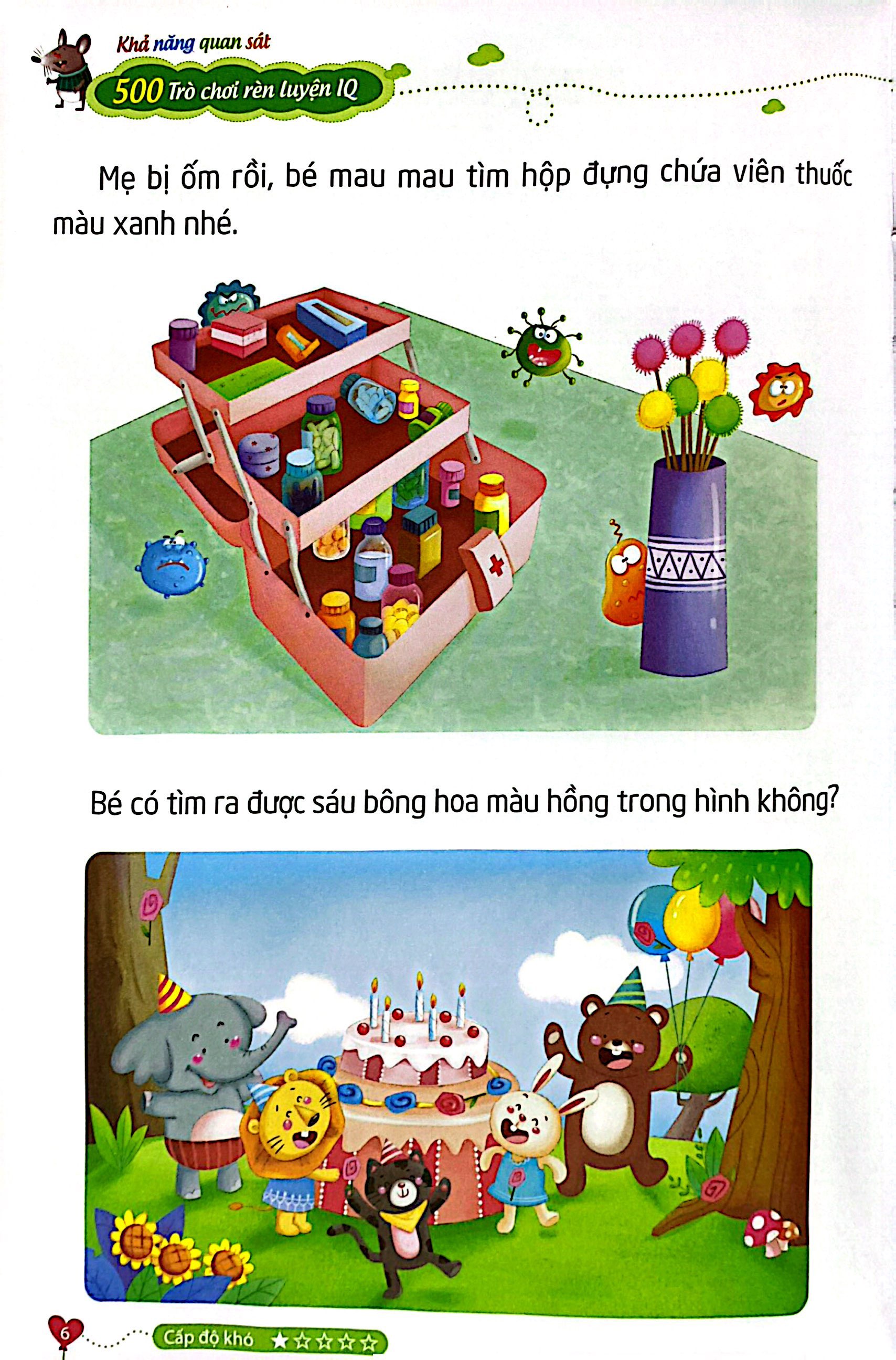 500 trò chơi rèn luyện iq - khả năng quan sát