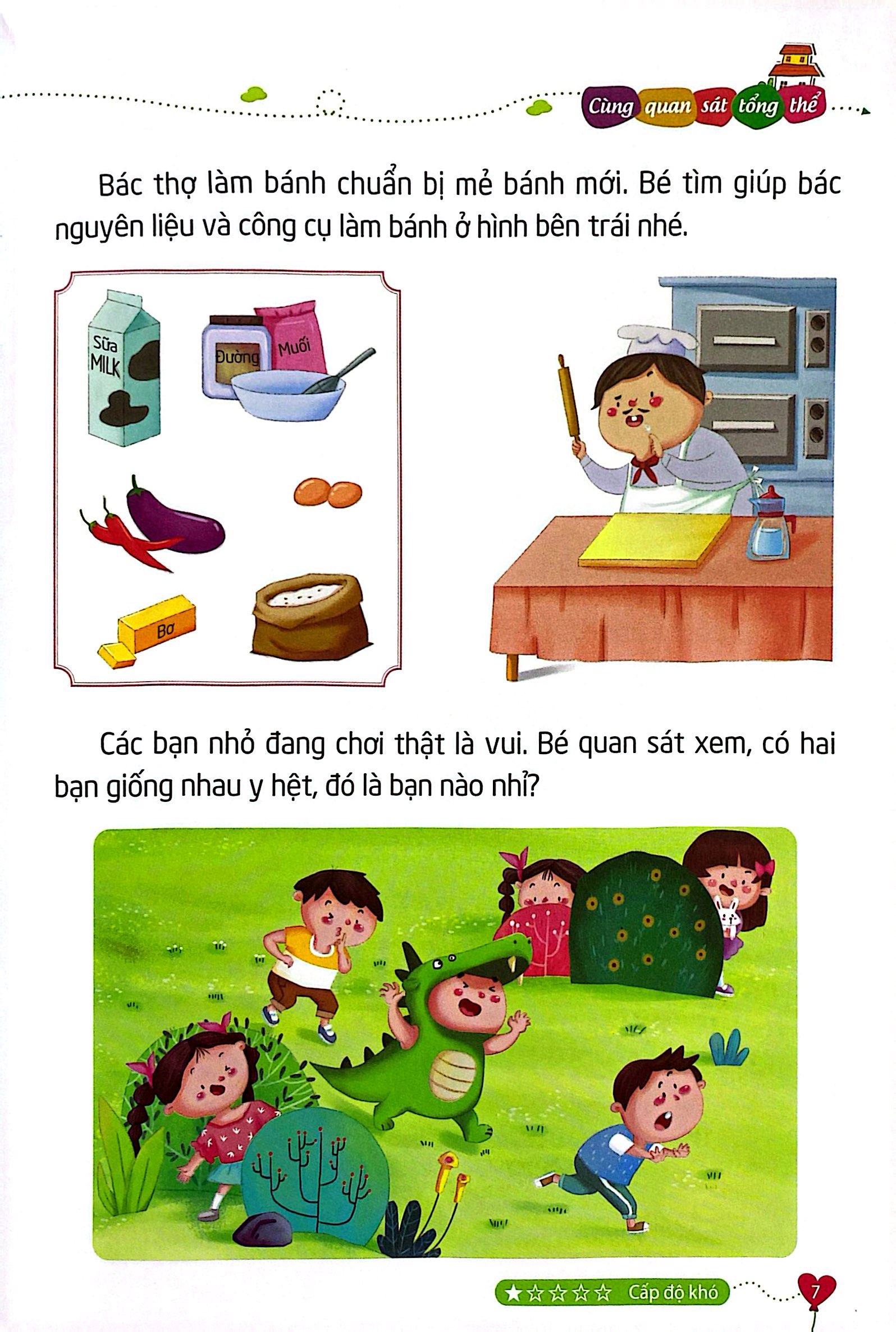 500 trò chơi rèn luyện iq - khả năng quan sát