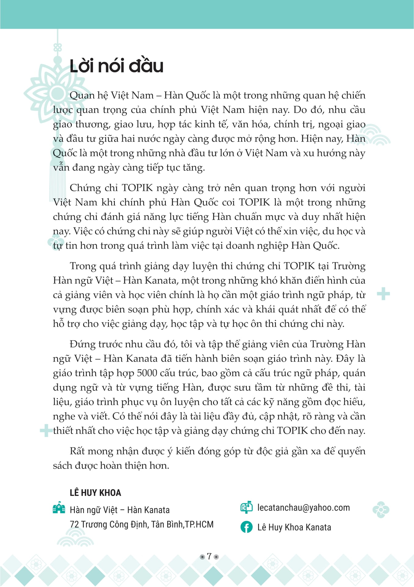 5000 Cau Truc Ngu Phap, Quan Dung Ngu Va Tu Vung Tieng Han