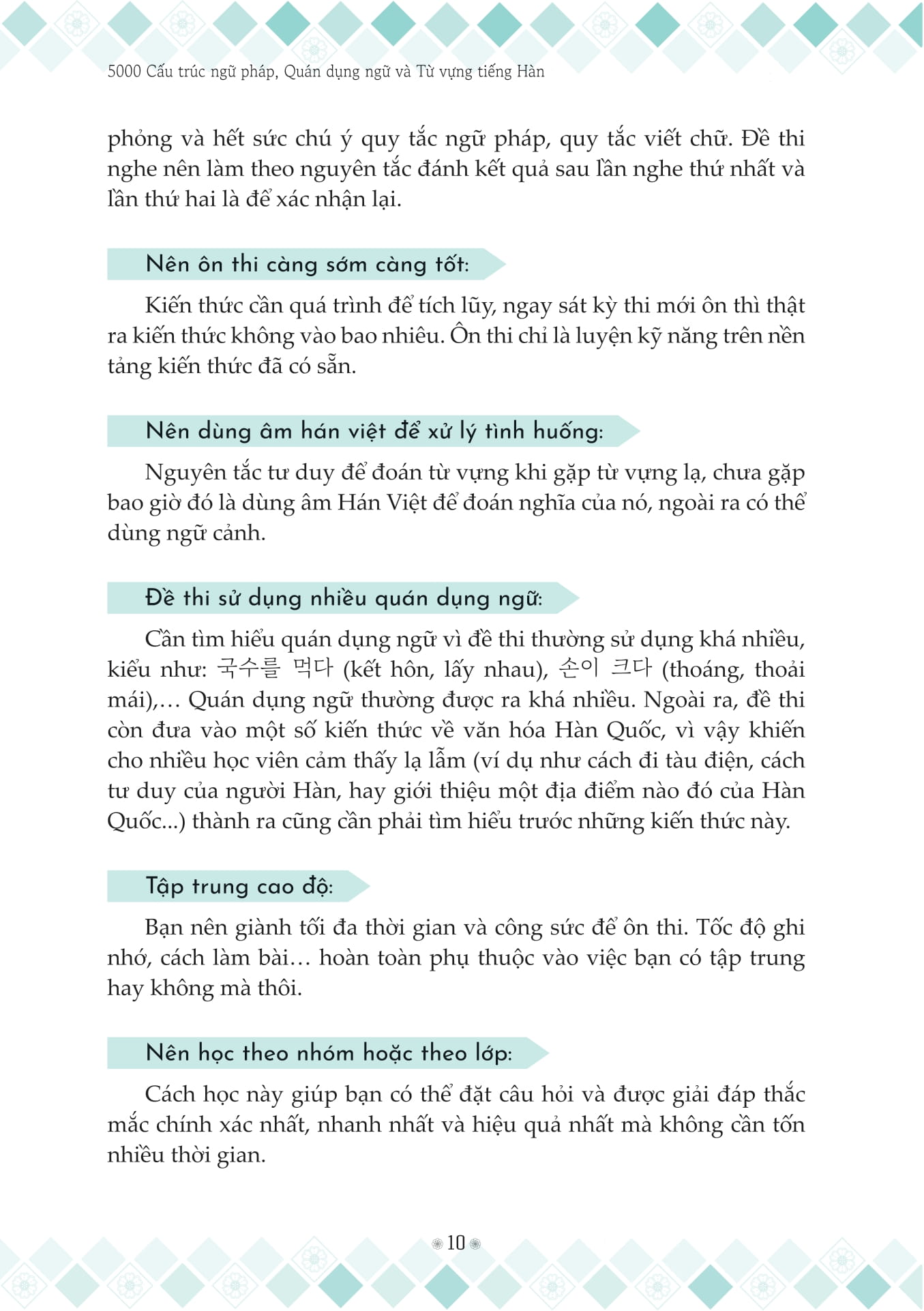 5000 Cau Truc Ngu Phap, Quan Dung Ngu Va Tu Vung Tieng Han