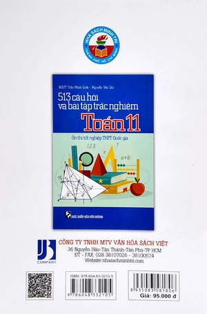 513 câu hỏi và bài tập trắc nghiệm toán 11 - ôn thi tốt nghiệp thpt quốc gia