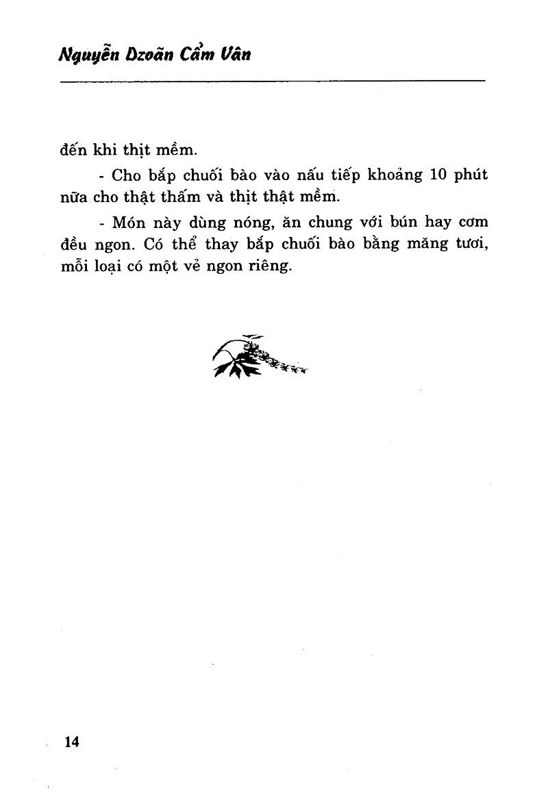 52 món ăn ngày chủ nhật