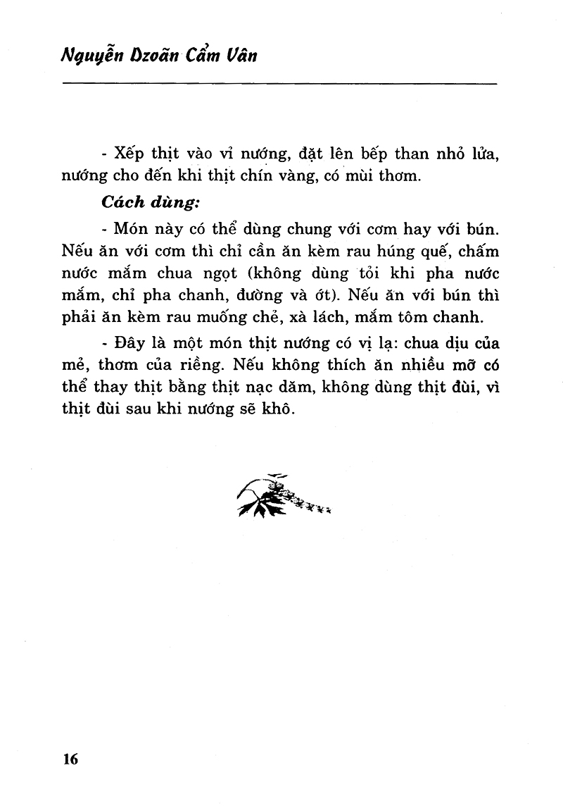 52 món ăn ngày chủ nhật