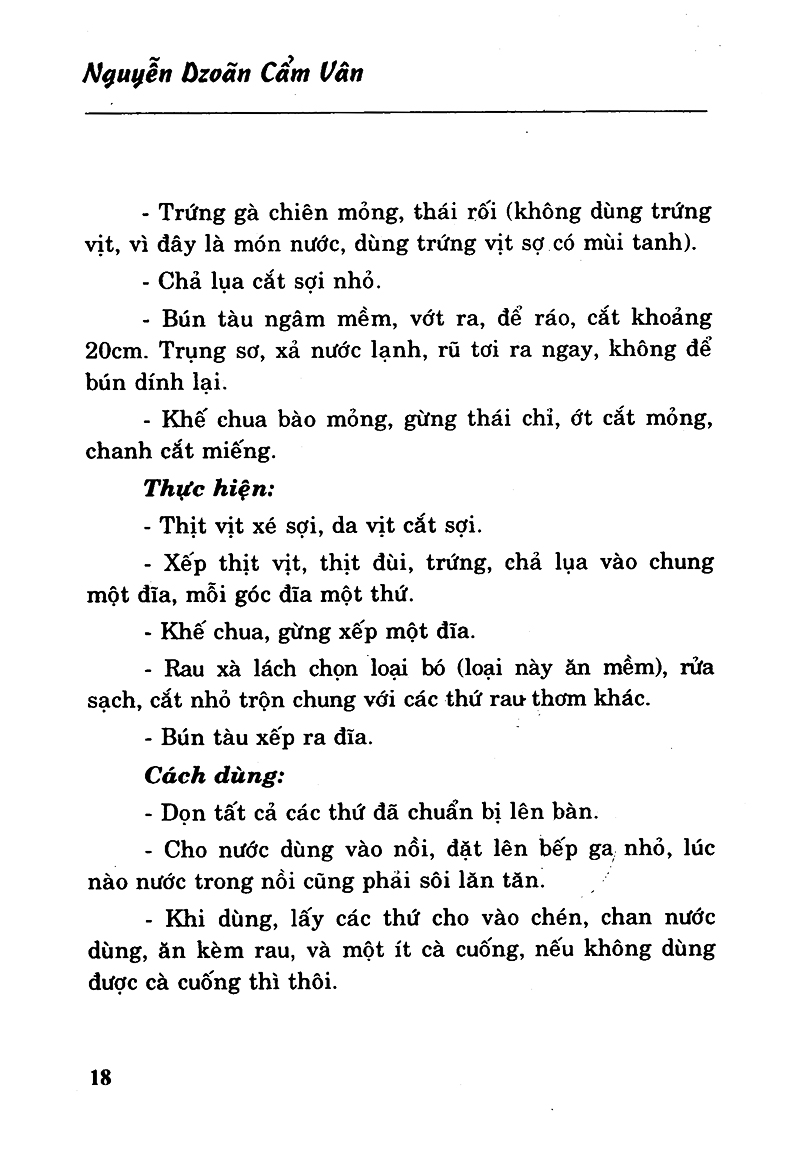 52 món ăn ngày chủ nhật