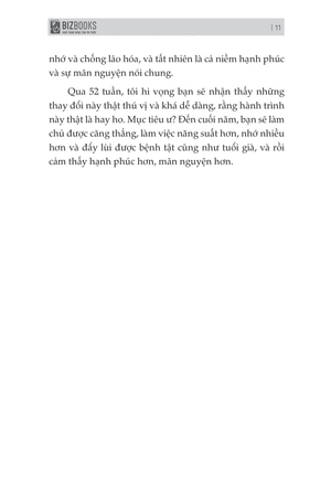 52 thay đổi nhỏ cho tâm trí lớn