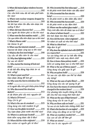 540 câu hỏi đáp tiếng anh khoa học thường thức dành cho học sinh - sinh viên