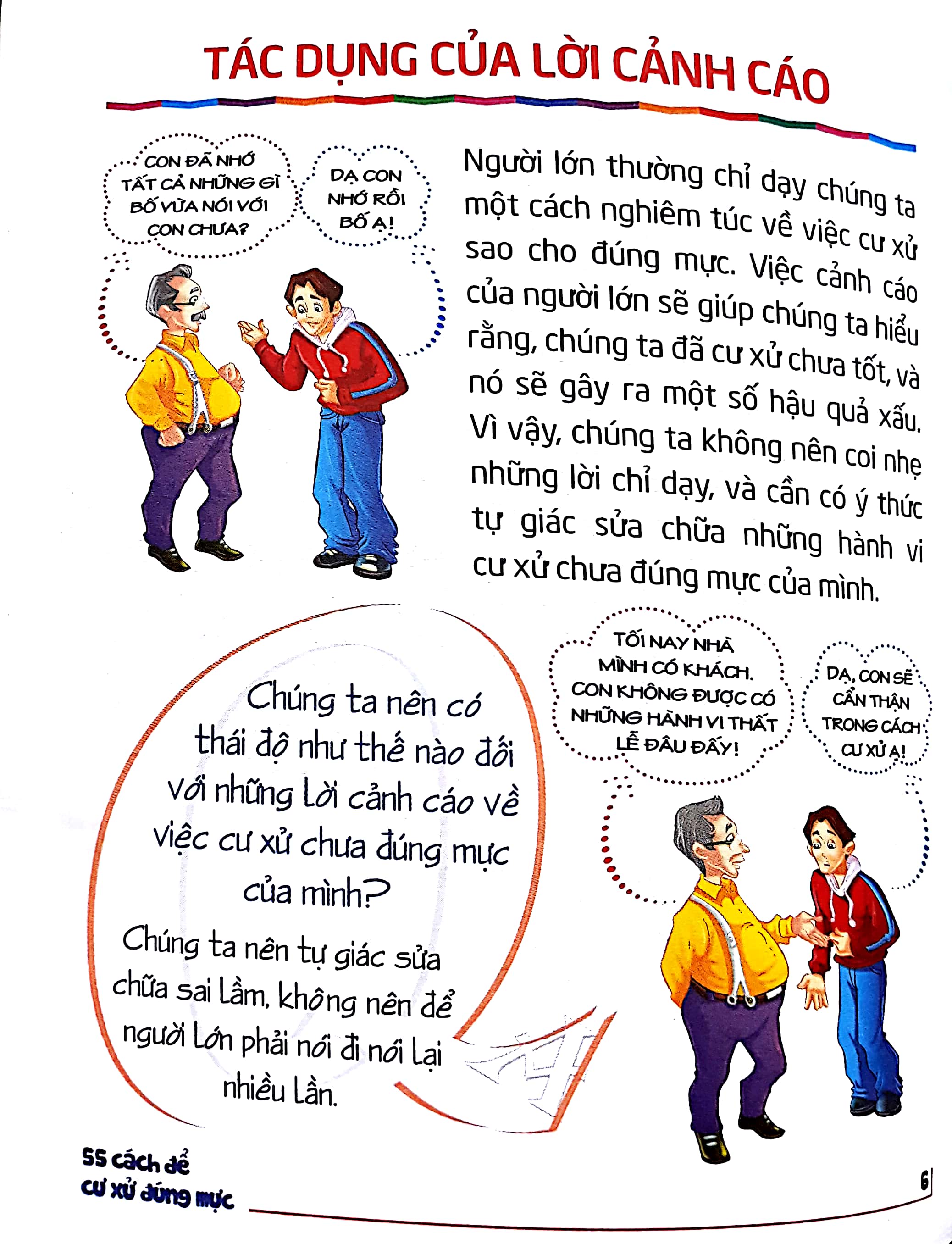 55 cách để cư xử đúng mực