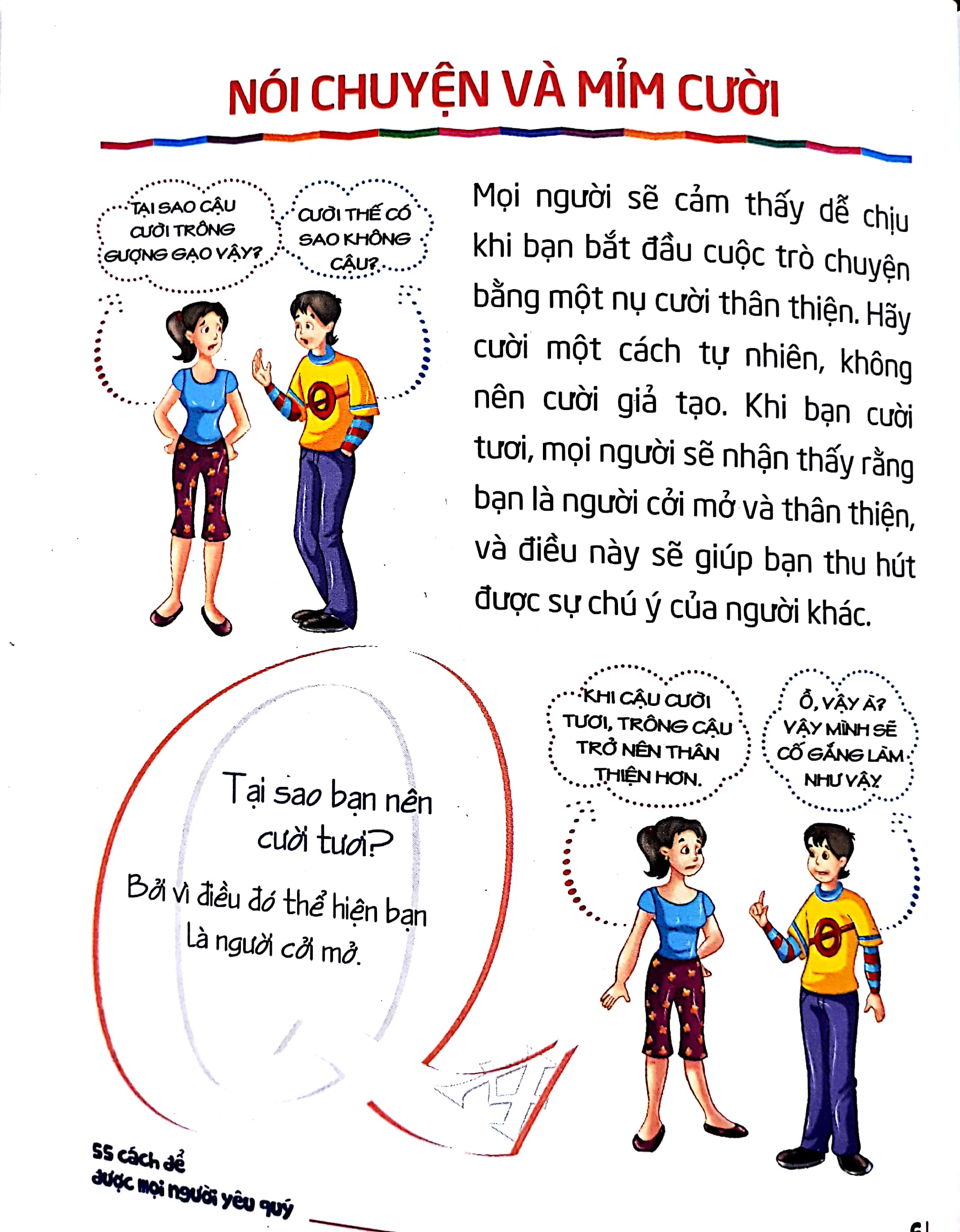 55 cách để được mọi người yêu quý