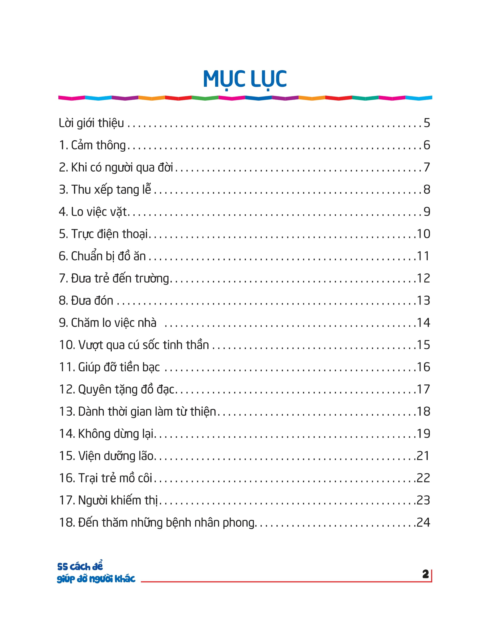 55 cách để giúp đỡ người khác