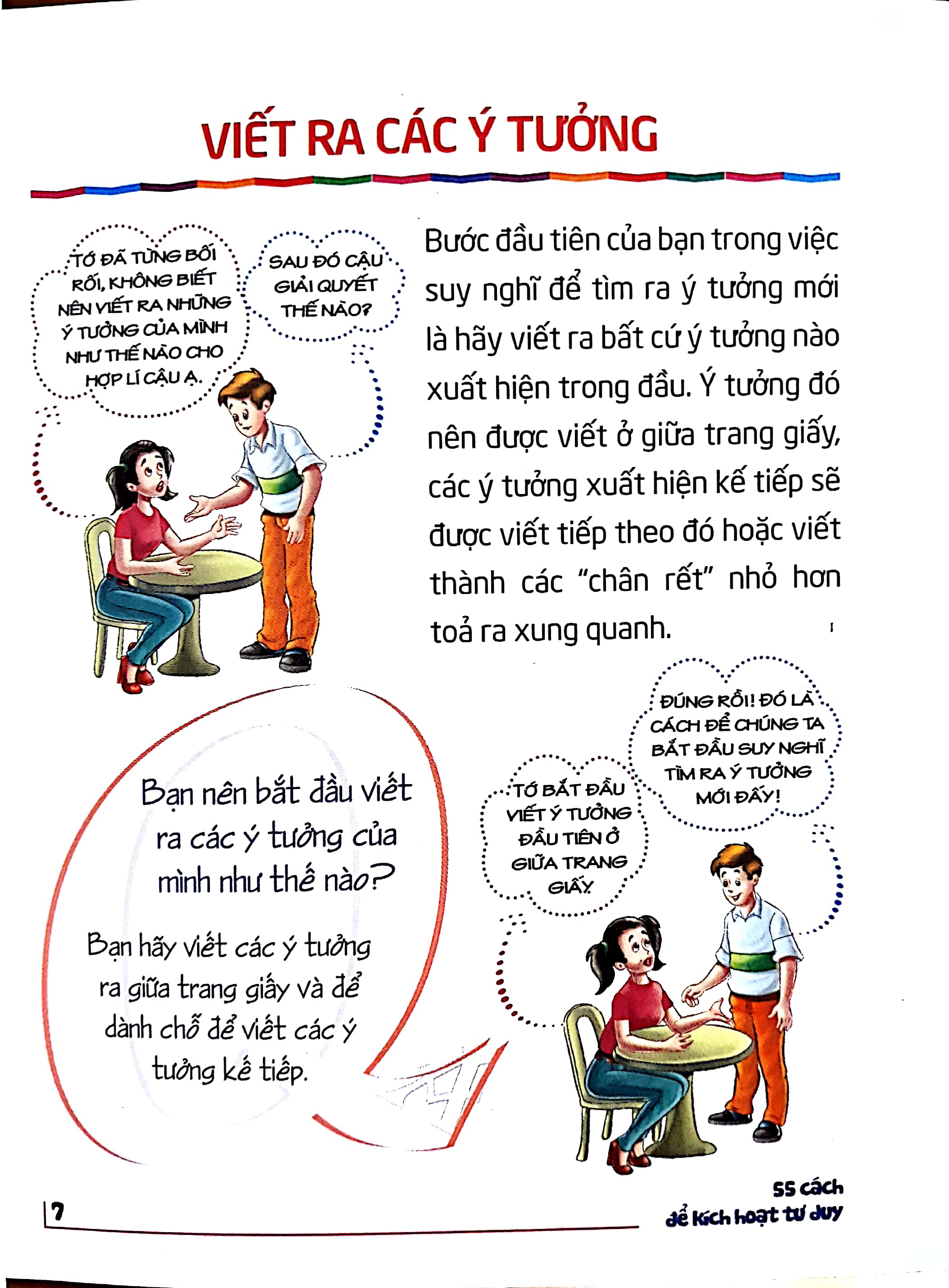 55 cách để kích hoạt tư duy