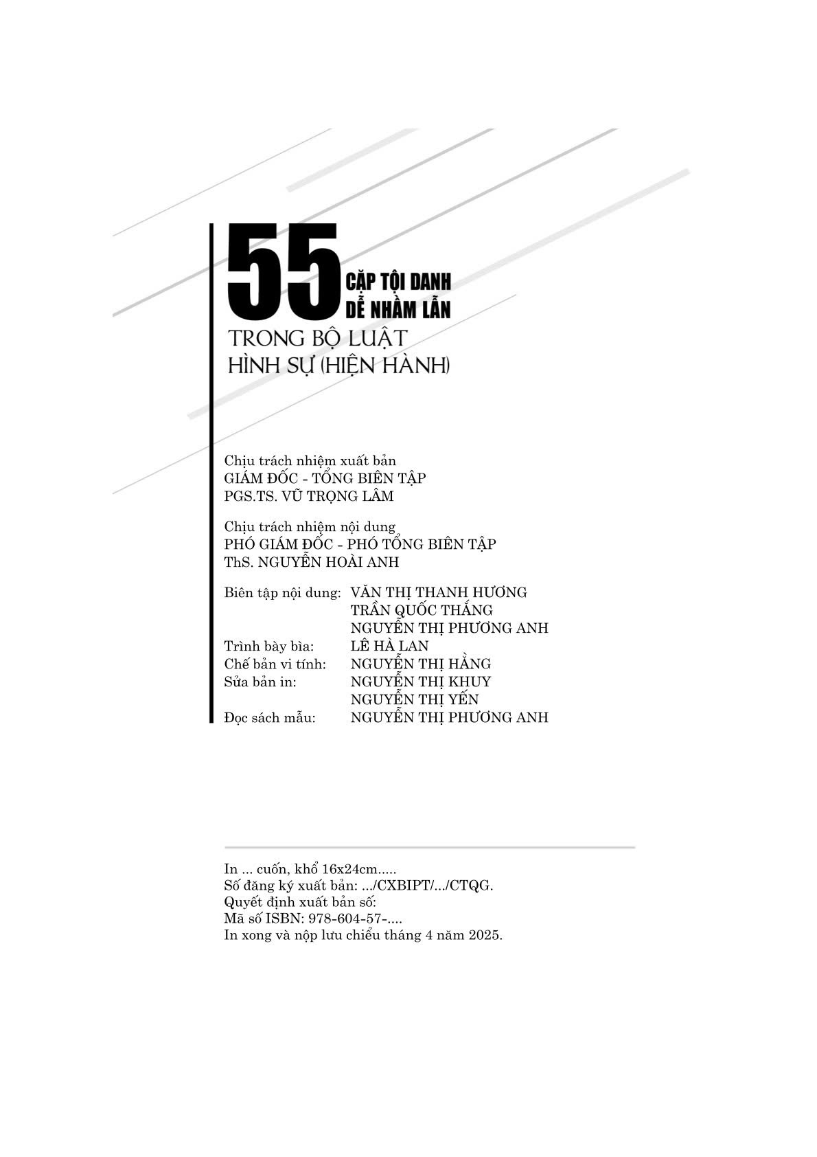 55 Cap Toi Danh De Nham Lan Trong Bo Luat Hinh Su (Hien Hanh)