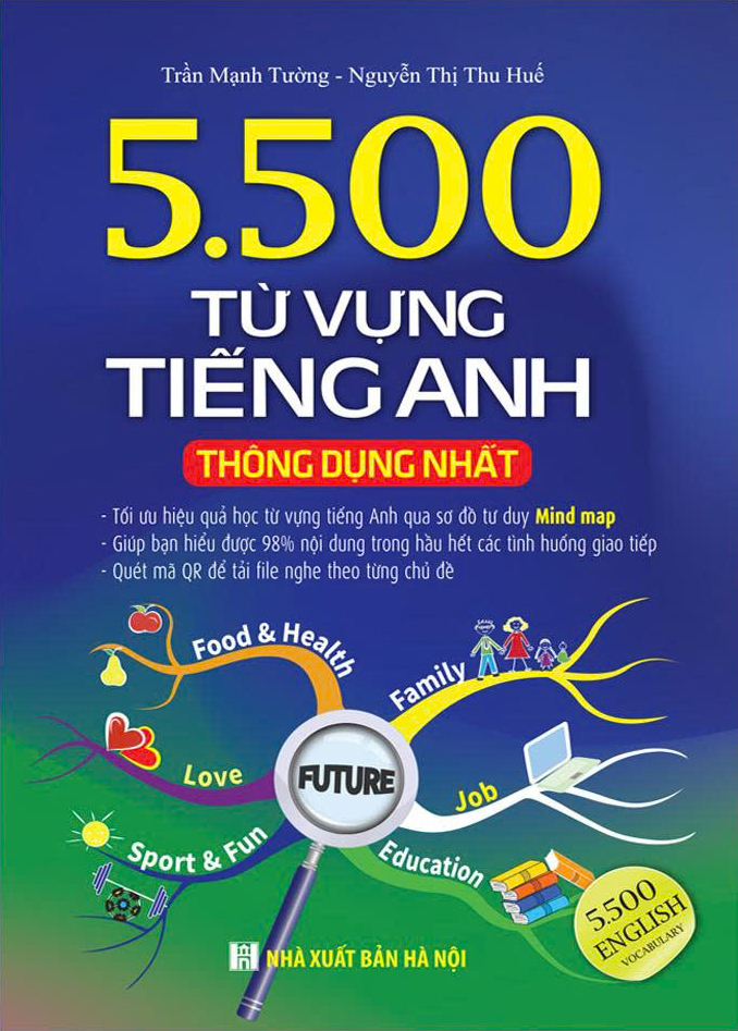 5500 Tu Vung Tieng Anh Thong Dung Nhat - Ban Mau (Tai Ban 2025)